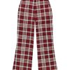 Women Loudmouth | Fairway Gimme Pant - Crimson Plaid