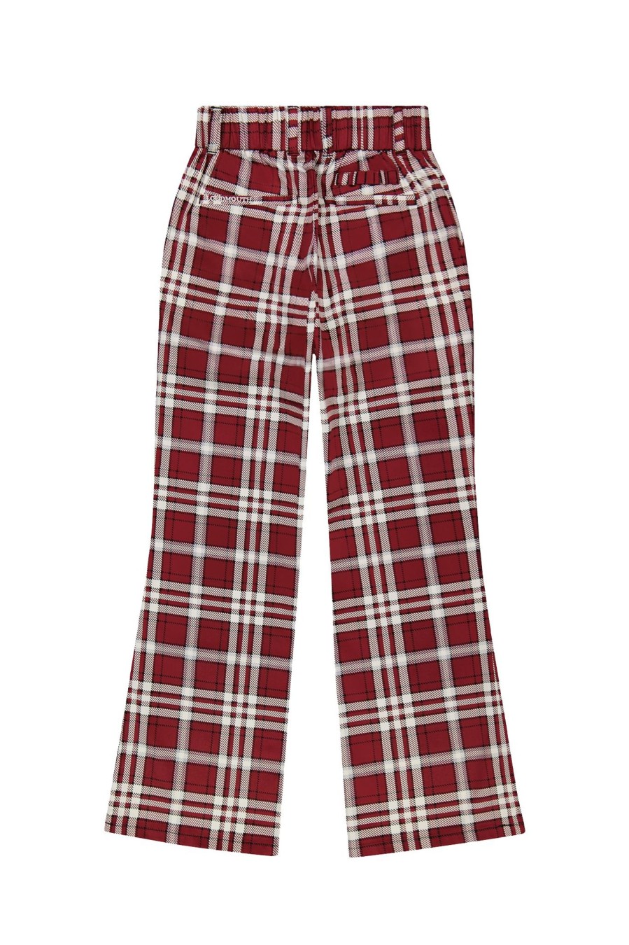 Women Loudmouth | Fairway Gimme Pant - Crimson Plaid