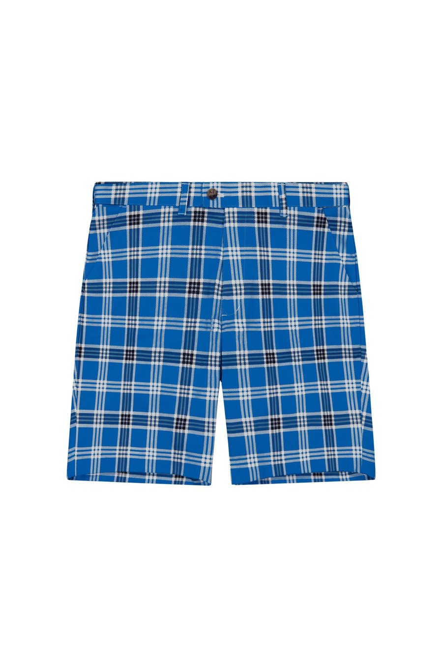 Men Loudmouth | Fairway Heritage Short 9" - Blue Plaid