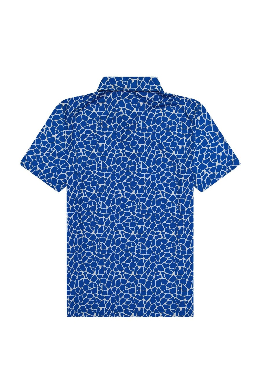 Men Loudmouth | Men'S Breezy Polo - Blue Giraffe