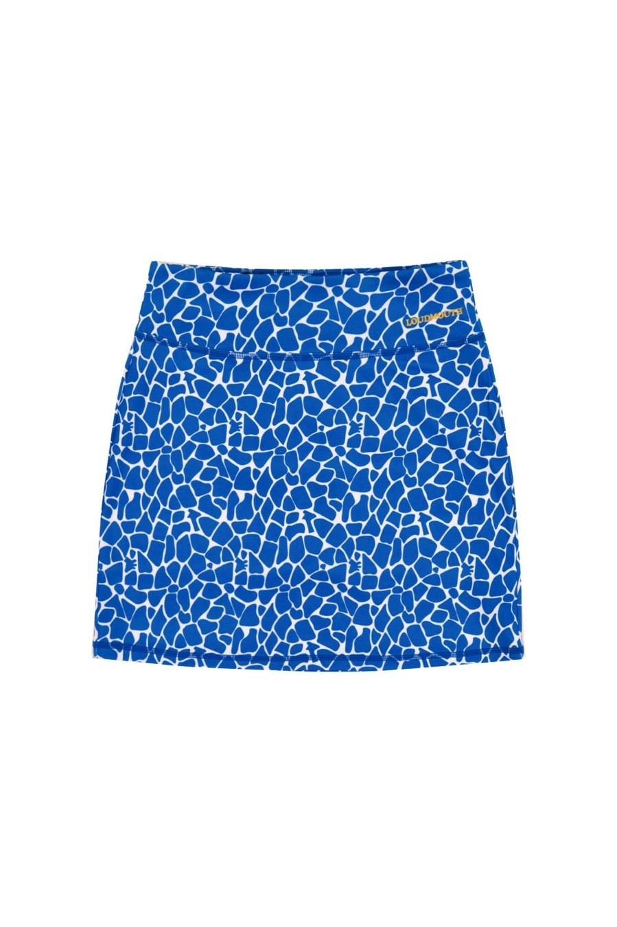 Women Loudmouth | Active Skort - Blue Giraffe