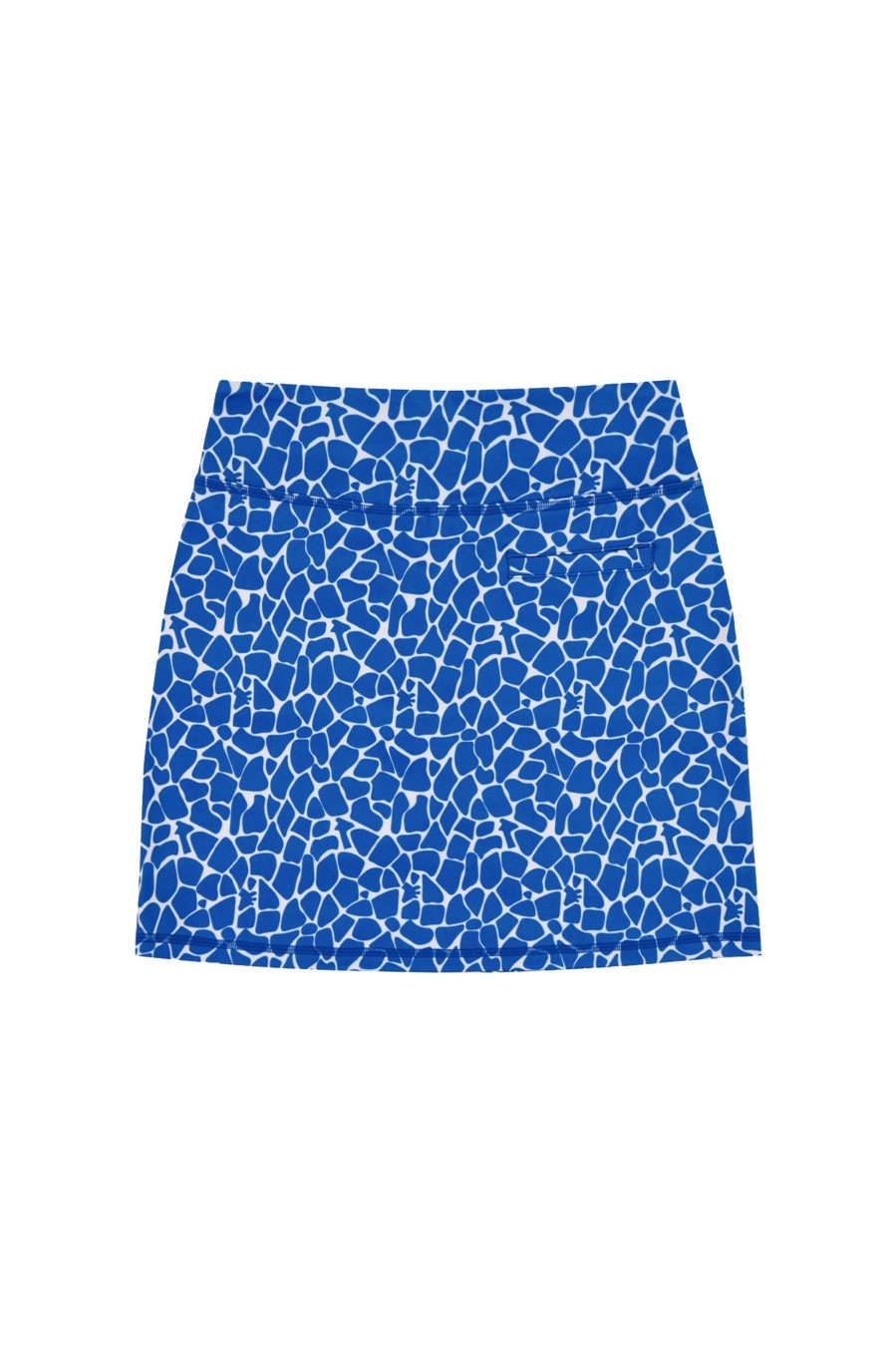 Women Loudmouth | Active Skort - Blue Giraffe