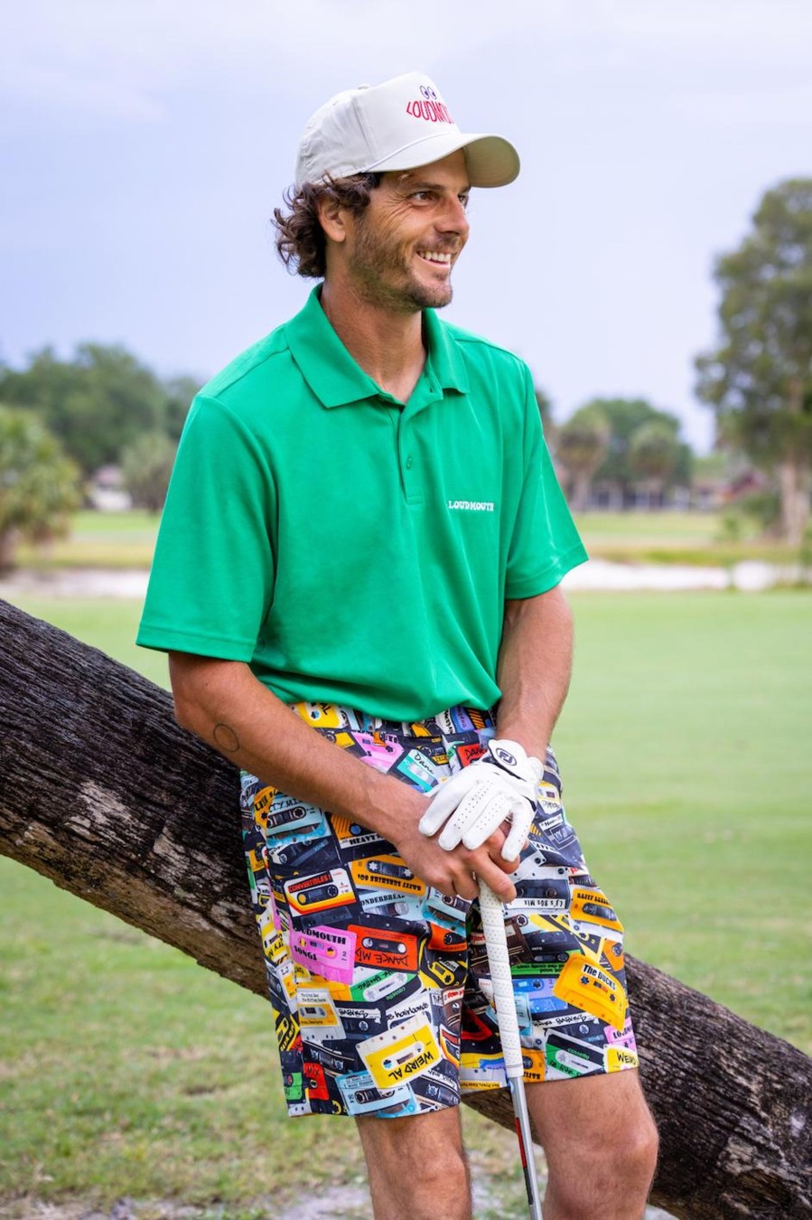 Men Loudmouth | Fairway Heritage Short 9" - Party Mix