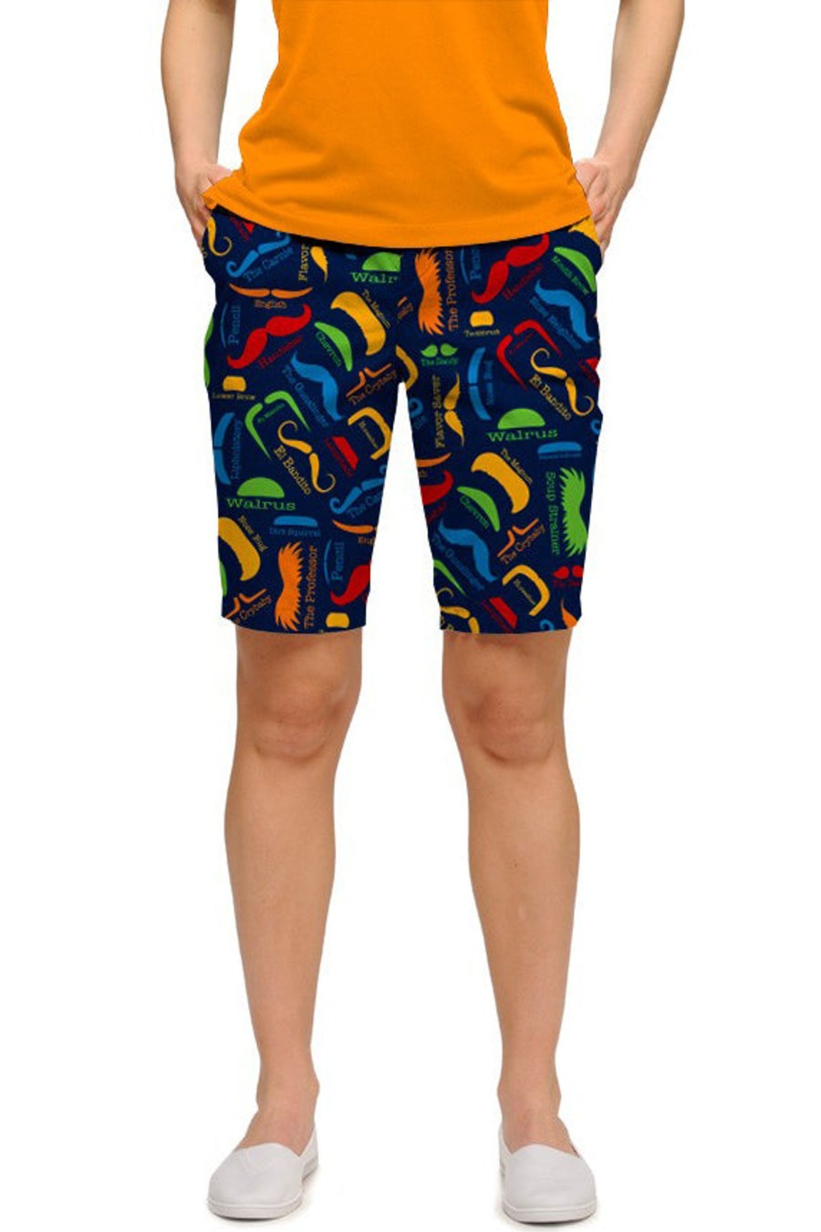 Women Loudmouth | Fairway Bermuda Short - Flavor Saver