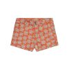 Women Loudmouth | High Waist Short - Burnt Peace Flower