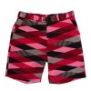 Men Loudmouth | Fairway Heritage Short 9" - Fore Shades Of Red