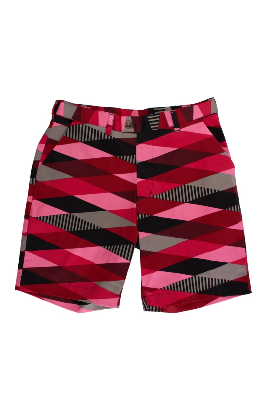 Men Loudmouth | Fairway Heritage Short 9" - Fore Shades Of Red