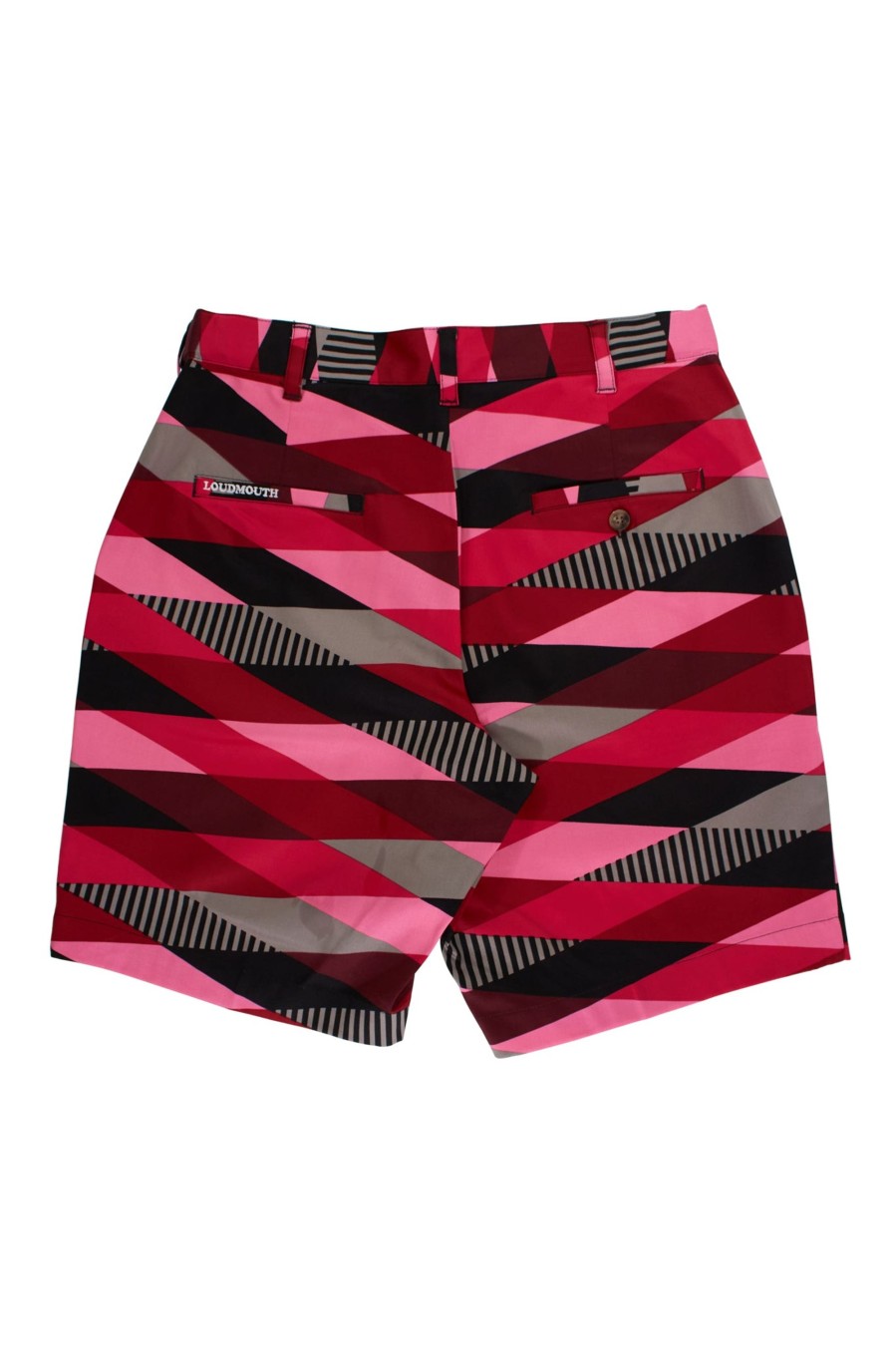 Men Loudmouth | Fairway Heritage Short 9" - Fore Shades Of Red