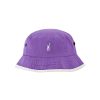 Men Loudmouth | Giraffe Trimmed Bucket Hat - Purple