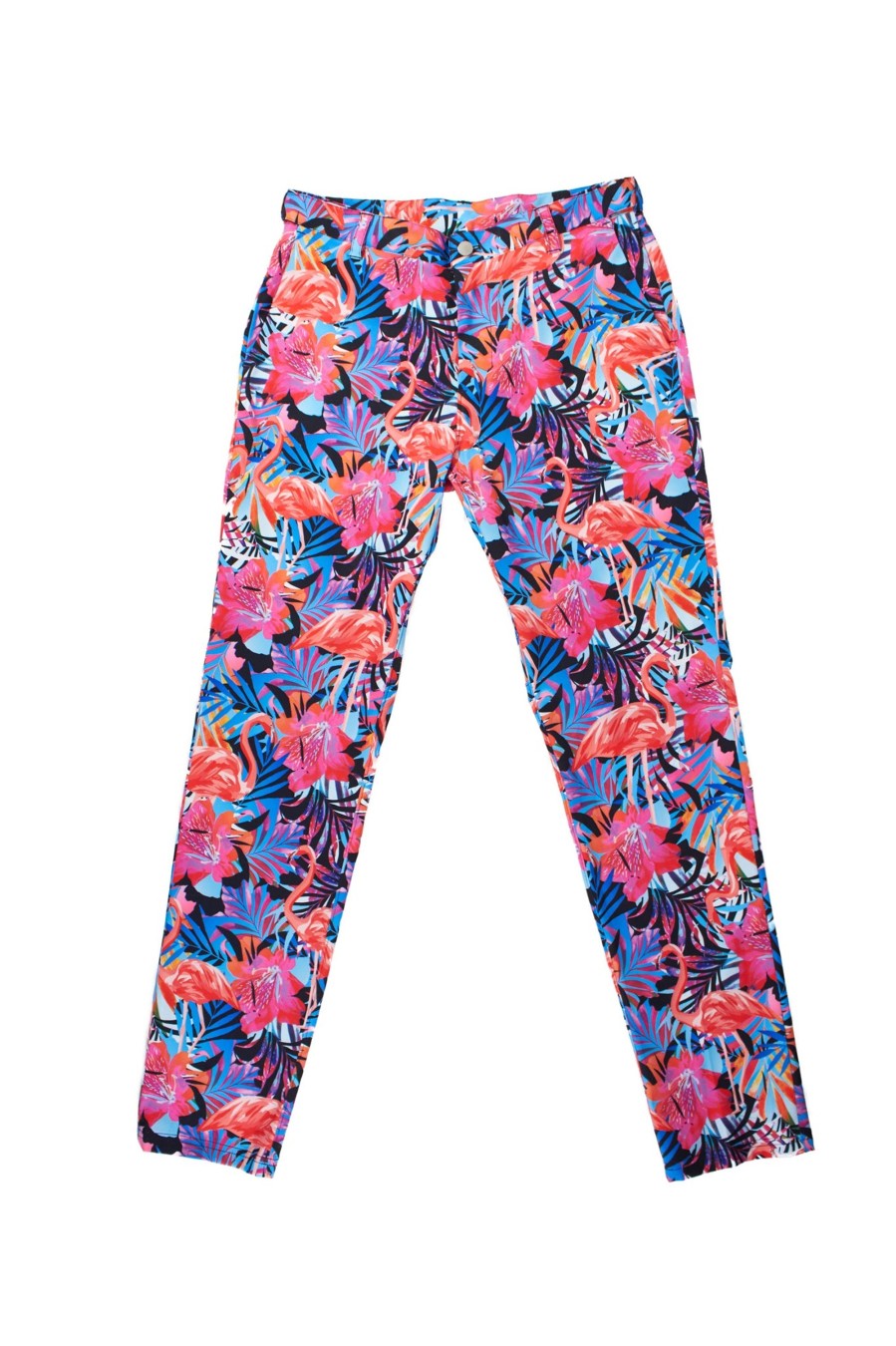 Men Loudmouth | Birdie Pant - Flamingo Island