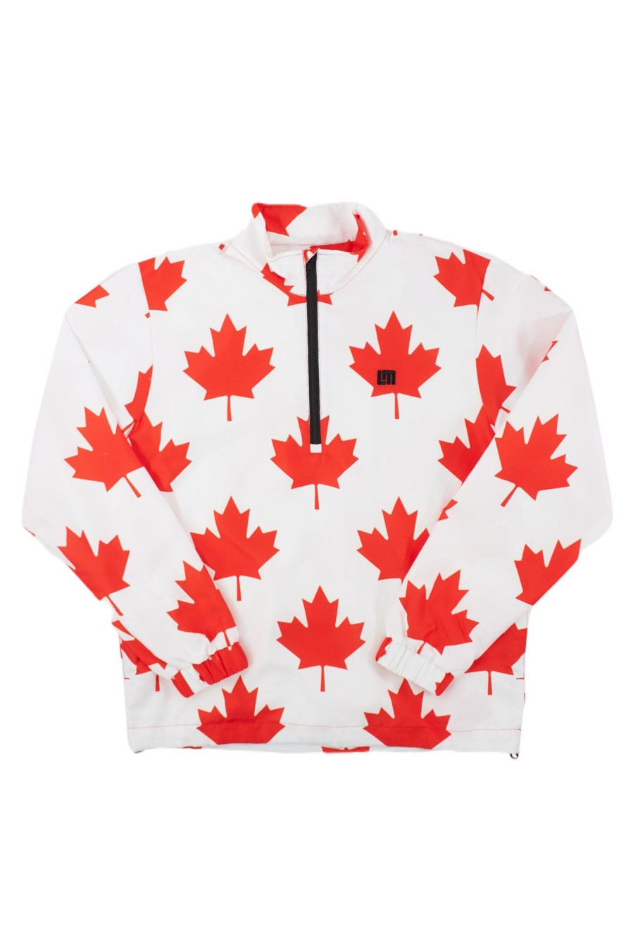 Men Loudmouth | Quarter Zip Pullover - White Maple