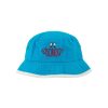 Men Loudmouth | Big Mouth Trimmed Bucket Hat - Blue