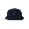 Men Loudmouth | Giraffe Trimmed Bucket Hat - Navy