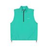 Men Loudmouth | Sleeveless Qtr Zip Vest - Teal