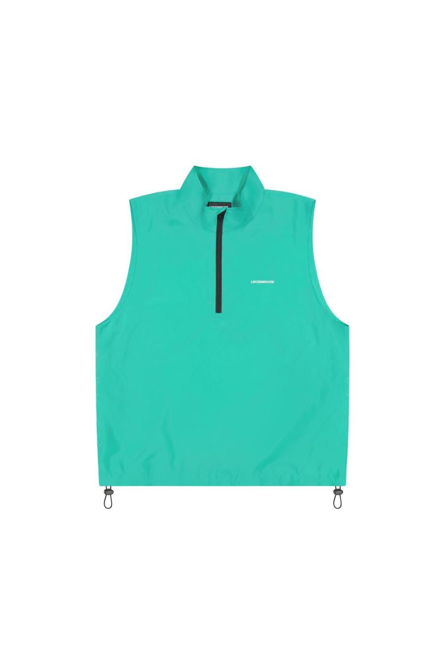 Men Loudmouth | Sleeveless Qtr Zip Vest - Teal