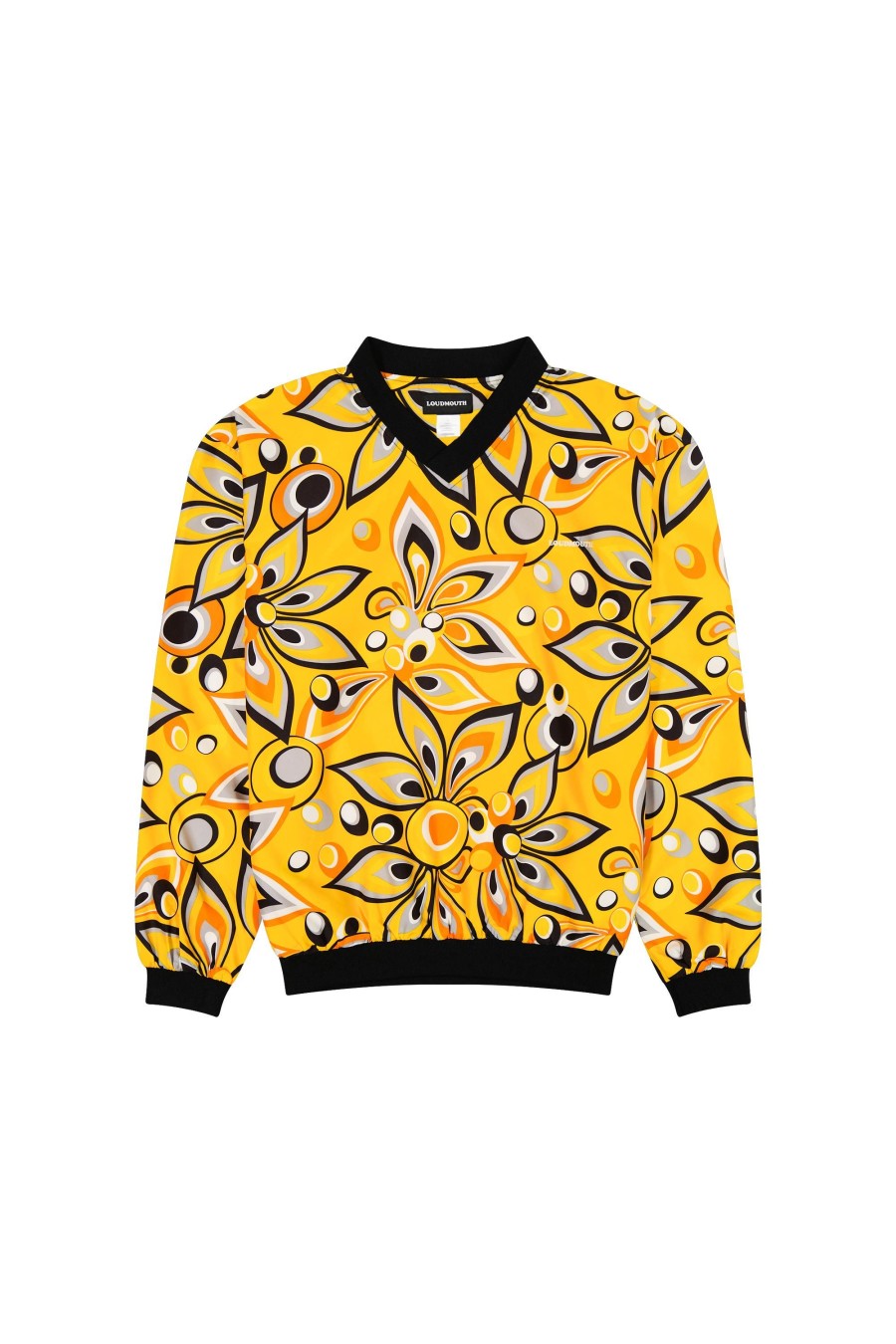 Men Loudmouth | V-Neck Windbreaker - Shagadelic Yellow