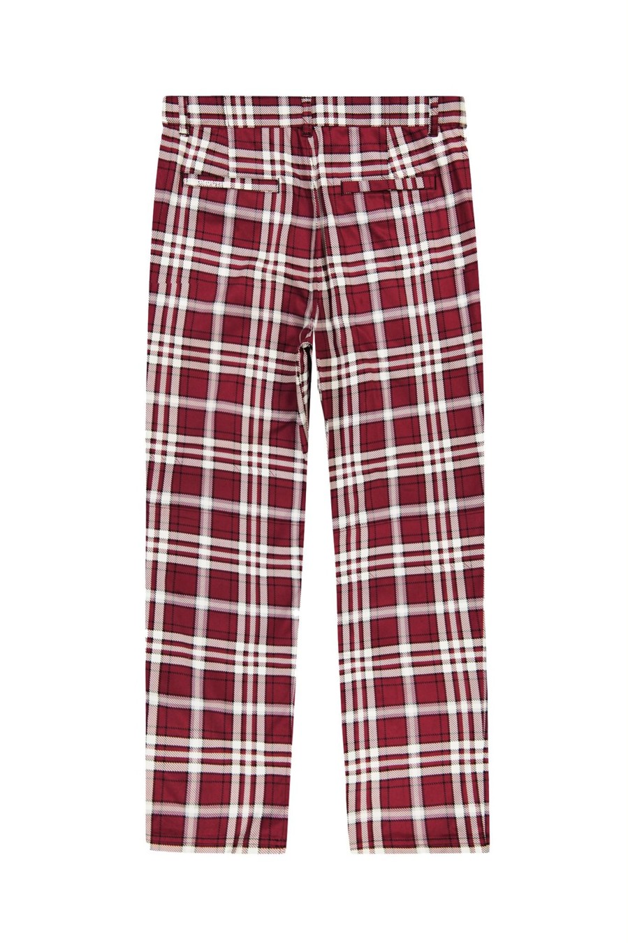 Men Loudmouth | Fairway Birdie Pant - Crimson Plaid