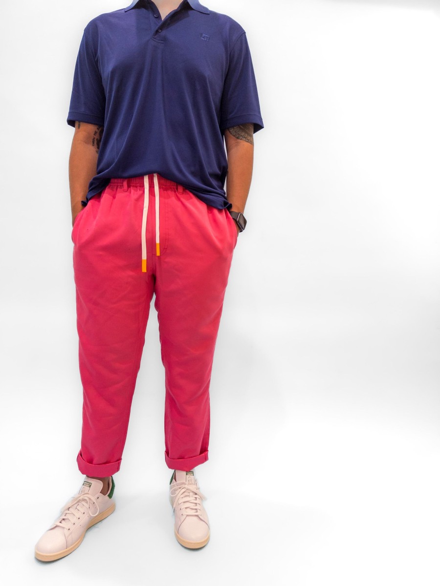 Men Loudmouth | Sunday Pant - Carmine Rose