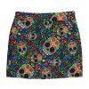 Women Loudmouth | Classic Skort - Mosaic Skulls