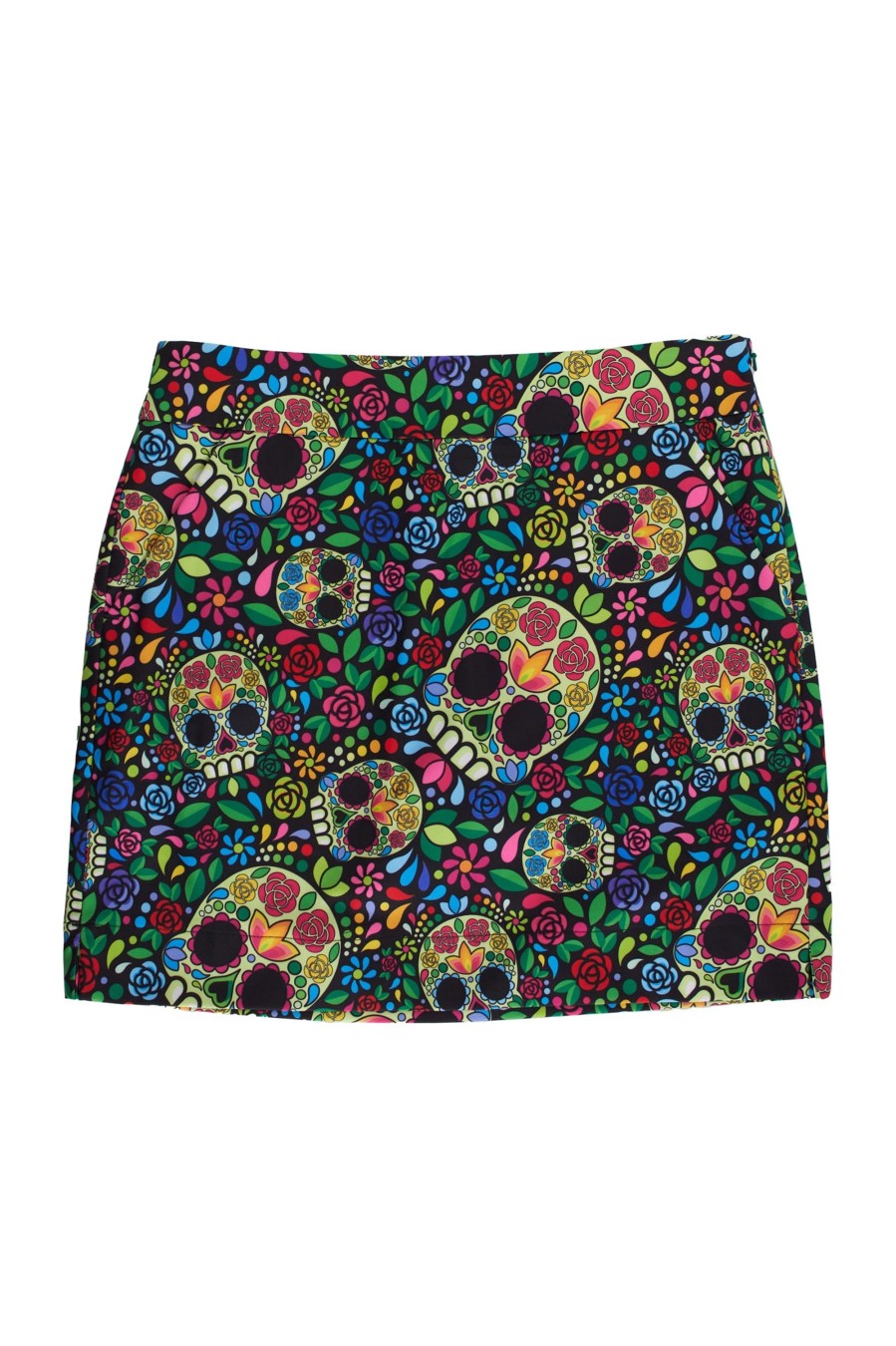 Women Loudmouth | Classic Skort - Mosaic Skulls