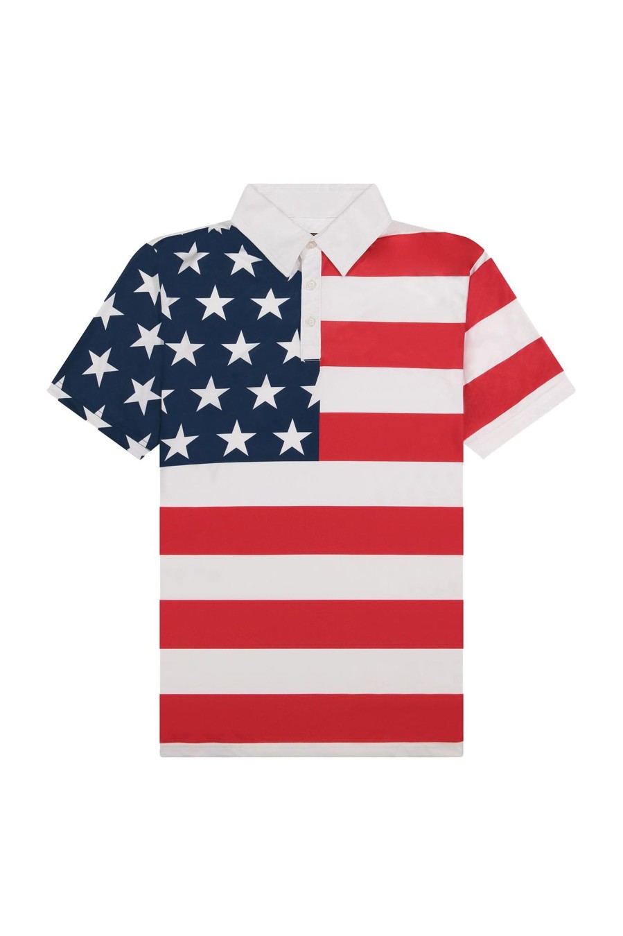 Men Loudmouth | Men'S Breezy Polo - Stars U0026 Stripes