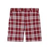 Men Loudmouth | Fairway Heritage Short 9" - Crimson Plaid