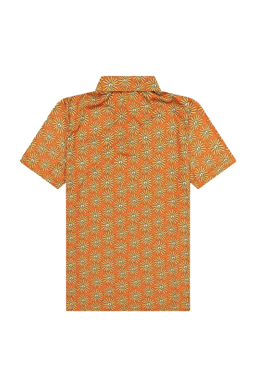 Men Loudmouth | Men'S Breezy Polo - Bright Peace Flower