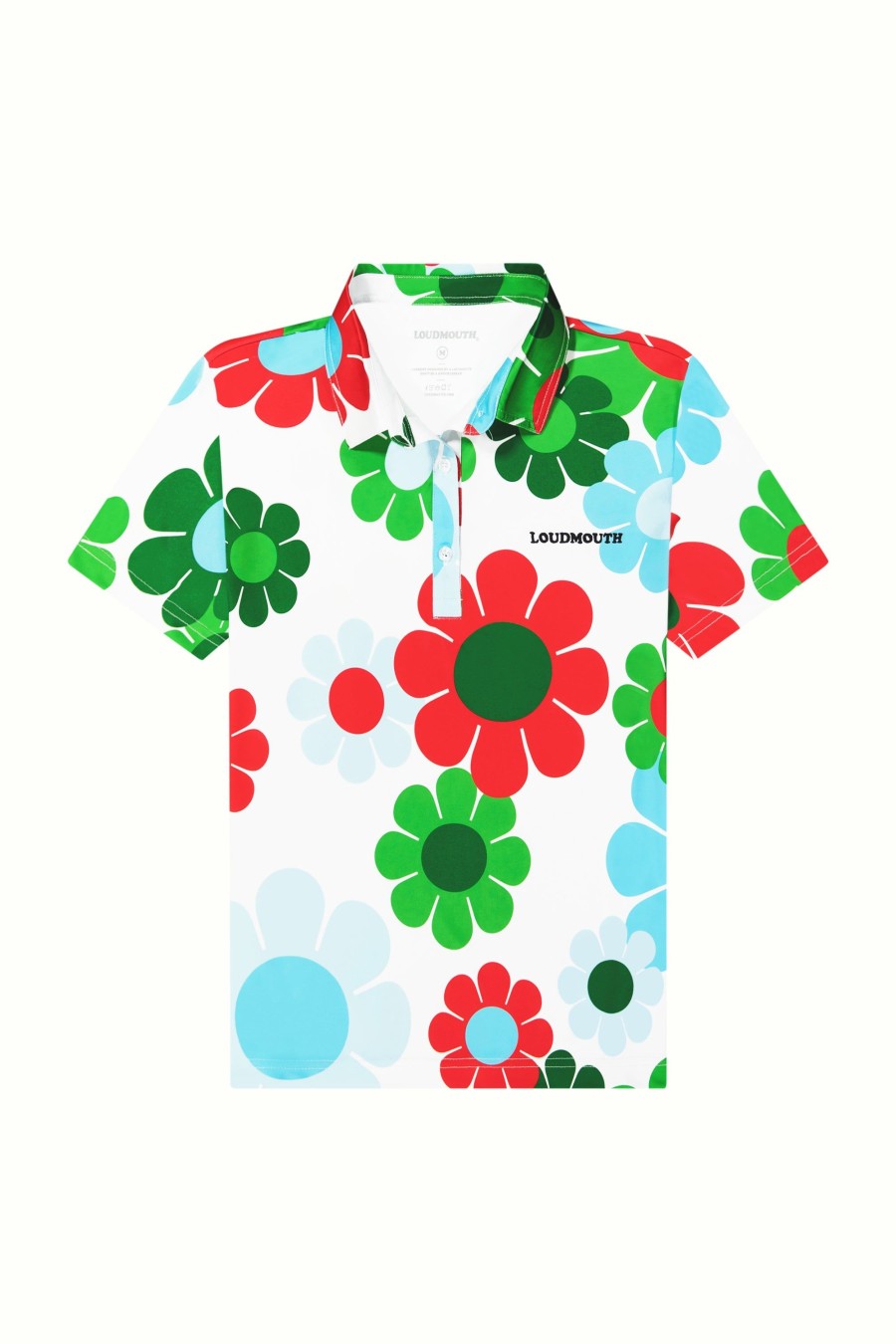 Women Loudmouth | Womens Breezy Polo - Magic Bus White