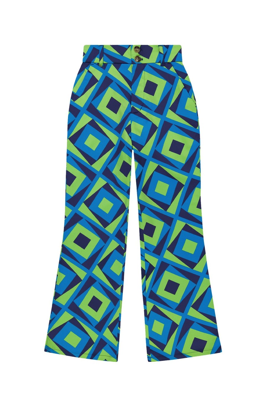 Women Loudmouth | Fairway Gimme Pant - Island Green