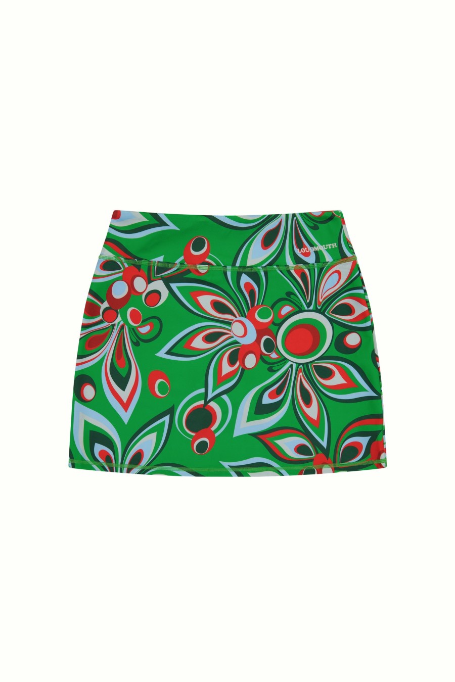 Women Loudmouth | Womens Active Skort - Shagadelic Green