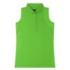 Women Loudmouth | Women Sleeveless Heritage Polo - Jasmine Green