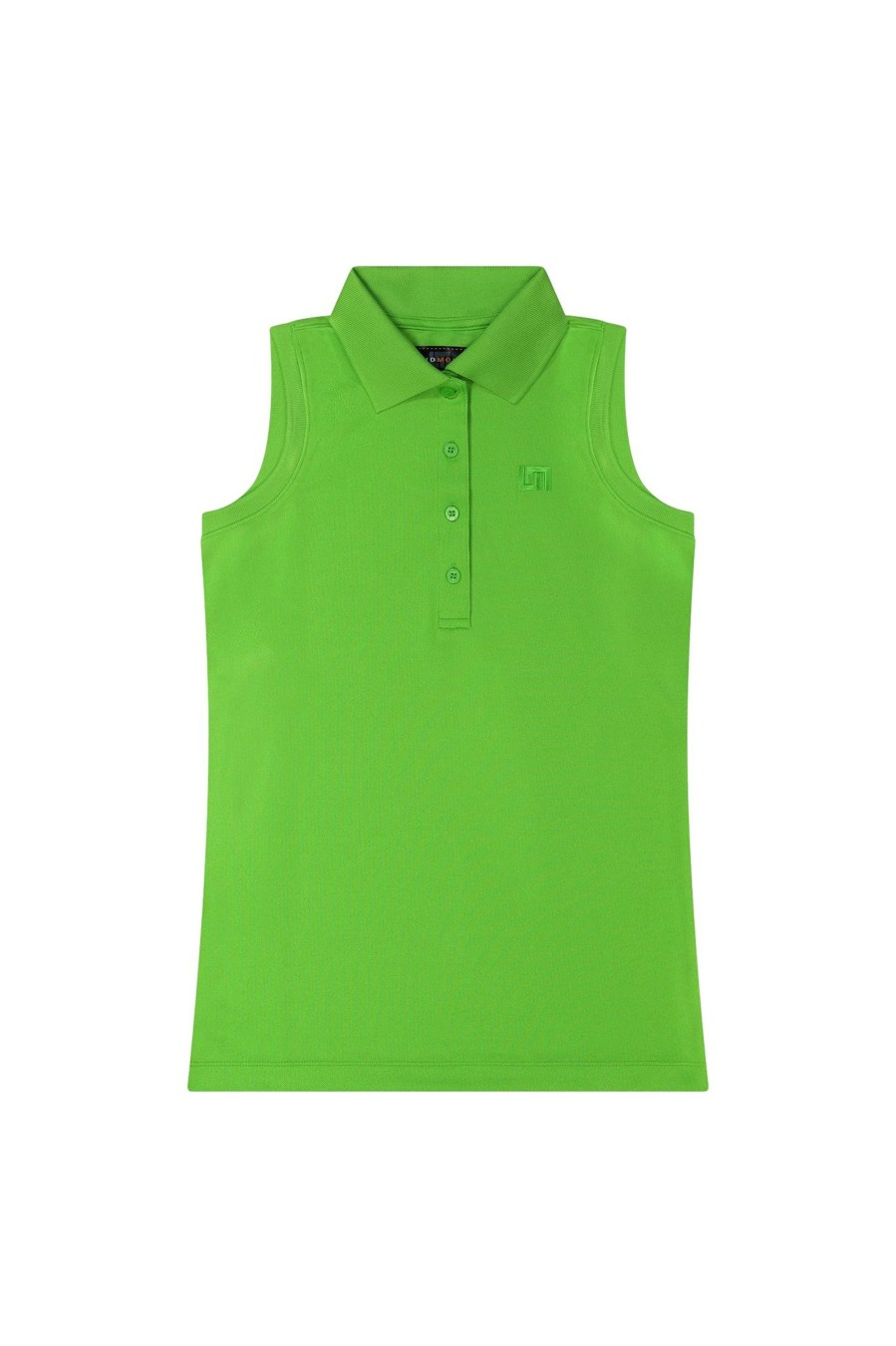 Women Loudmouth | Women Sleeveless Heritage Polo - Jasmine Green