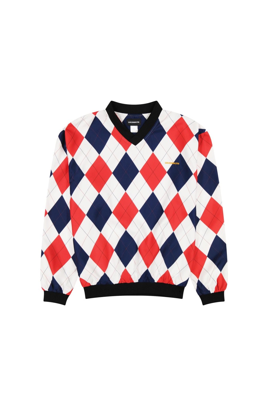 Men Loudmouth | V-Neck Windbreaker - Heyhey Usa Argyle