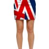 Women Loudmouth | Fairway Classic Skort - Union Jack