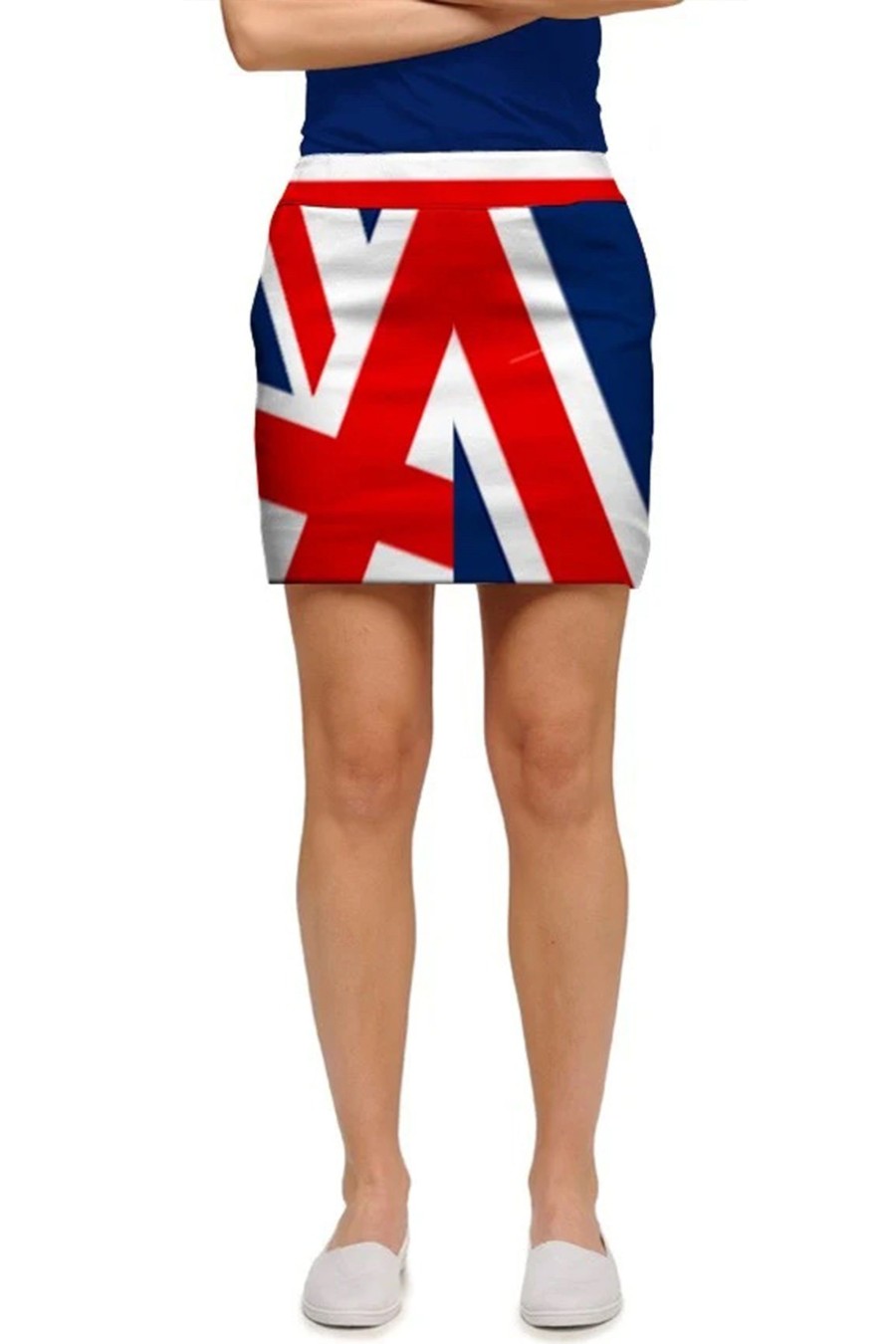 Women Loudmouth | Fairway Classic Skort - Union Jack