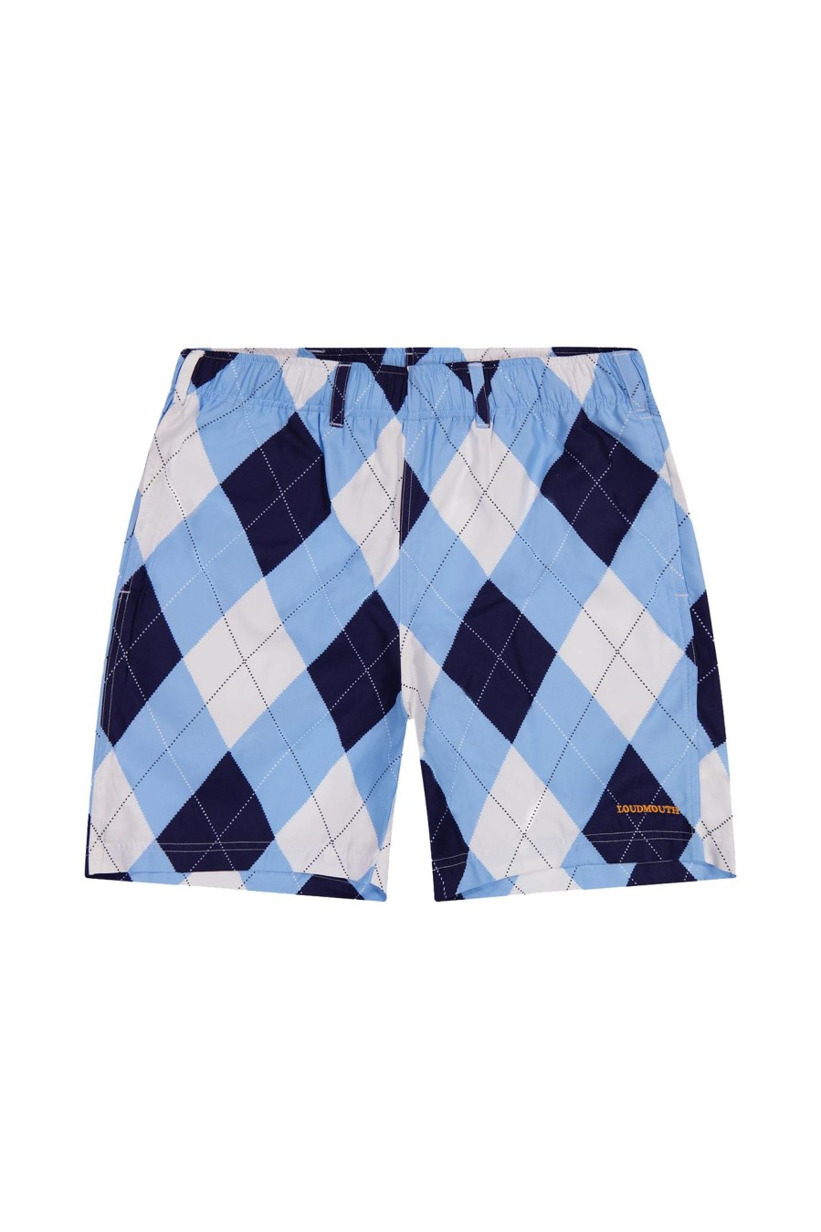 Men Loudmouth | Anytime Short - Blue U0026 White