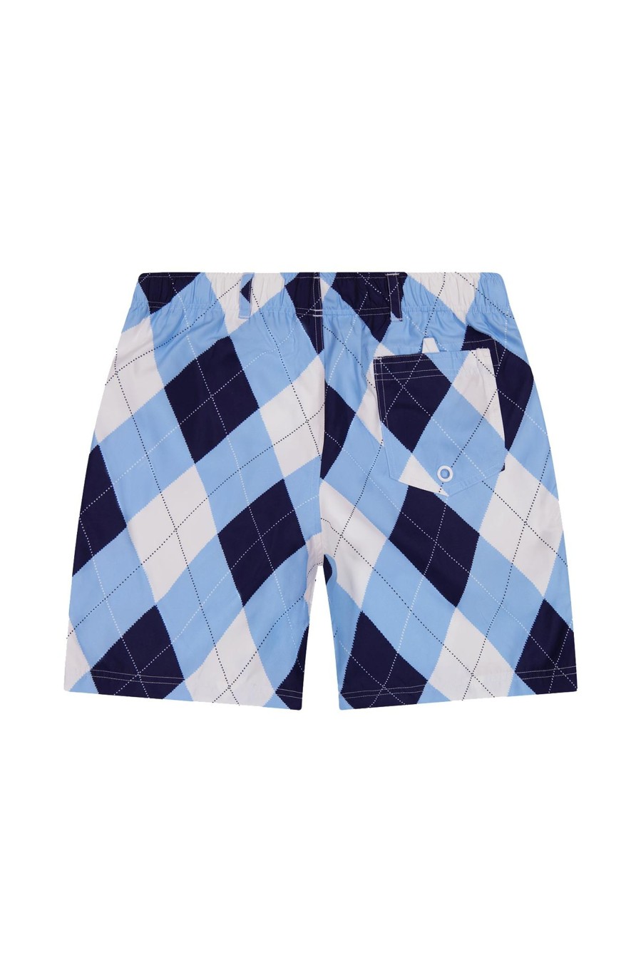 Men Loudmouth | Anytime Short - Blue U0026 White