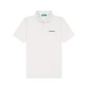 Men Loudmouth | Legacy Polo - White Cobalt