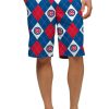 Men Loudmouth | Cubs Argyle Men'S Short