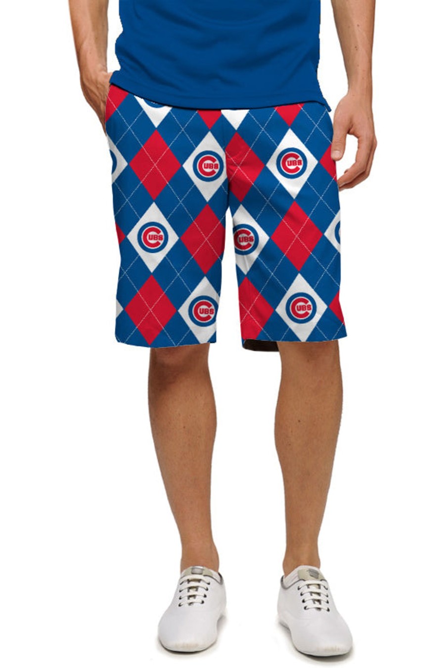 Men Loudmouth | Cubs Argyle Men'S Short