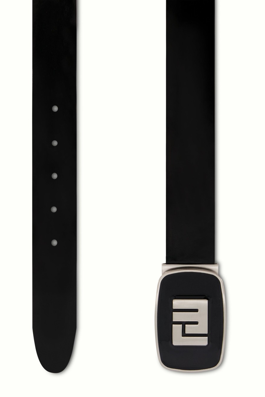 Men Loudmouth | Polished Black Patent Leather Belt