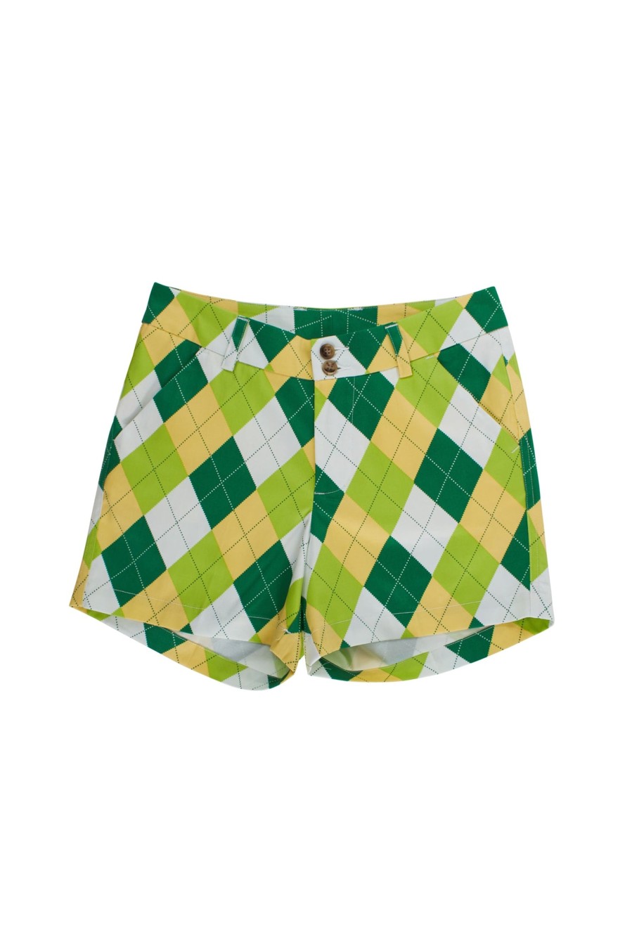 Women Loudmouth | Fairway High Waist Short - A-Tisket-A-Tasket