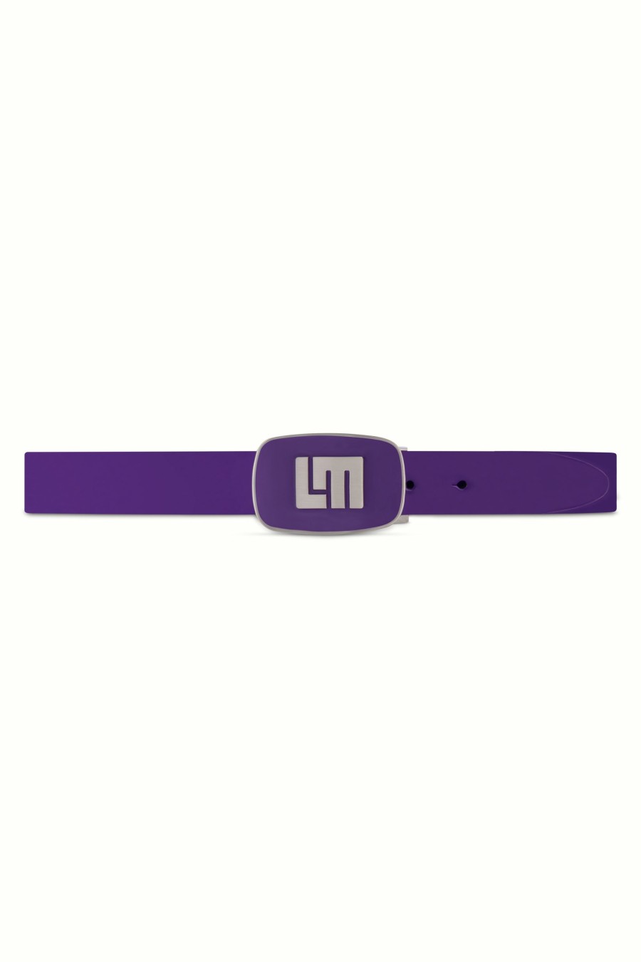 Men Loudmouth | Polished Purple Patent Leather Belt