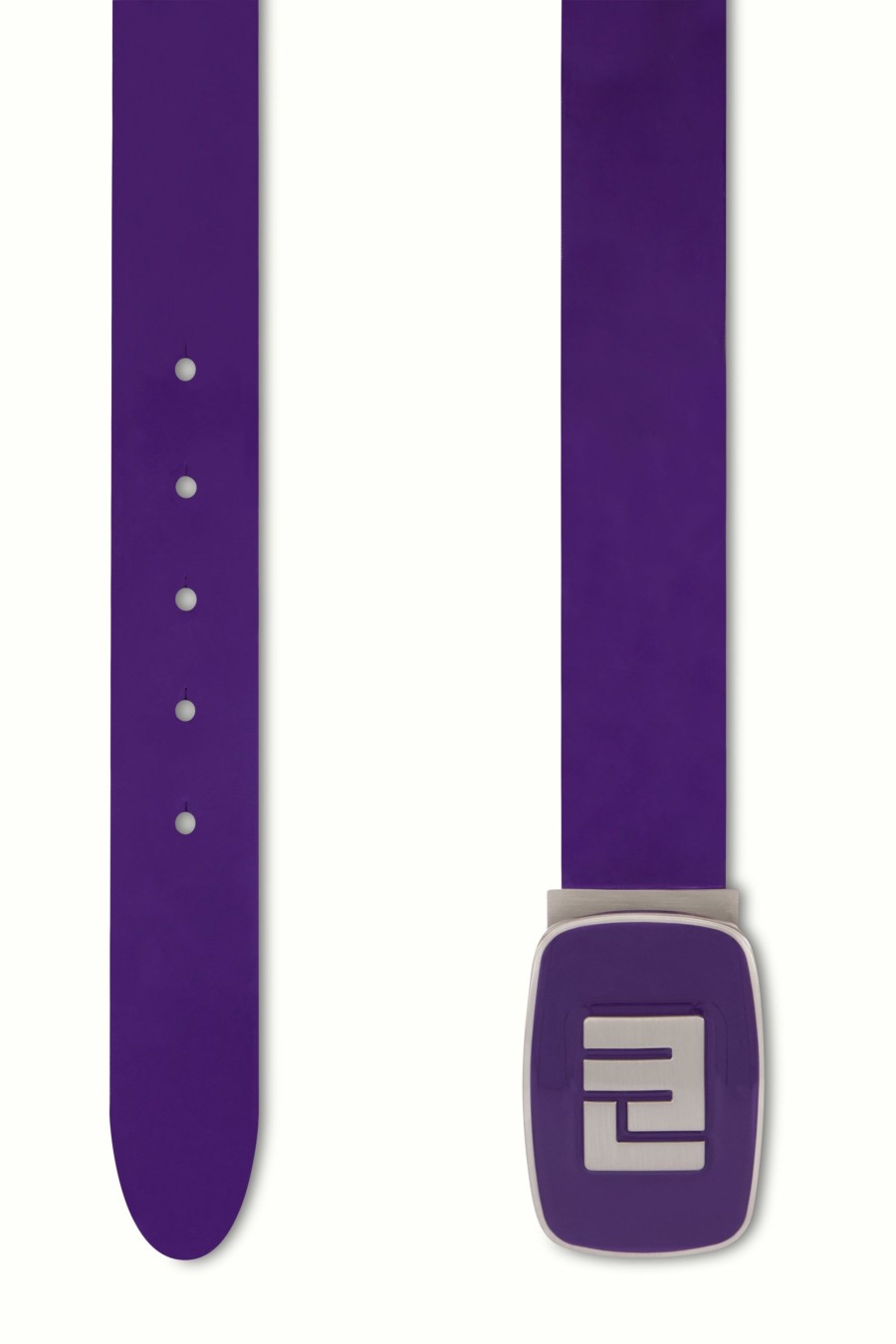 Men Loudmouth | Polished Purple Patent Leather Belt