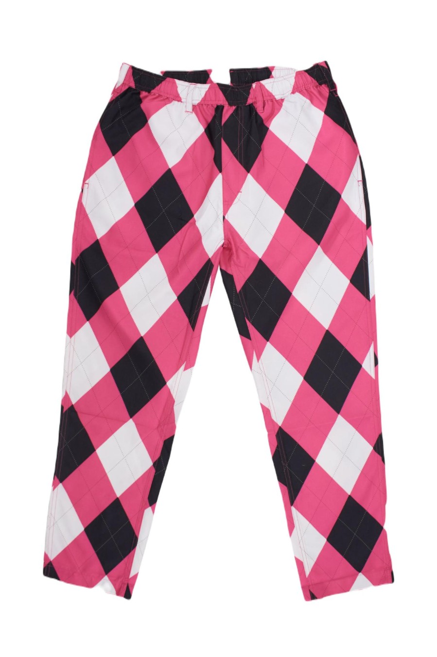 Men Loudmouth | Sunday Pant - Pink U0026 Black Argyle