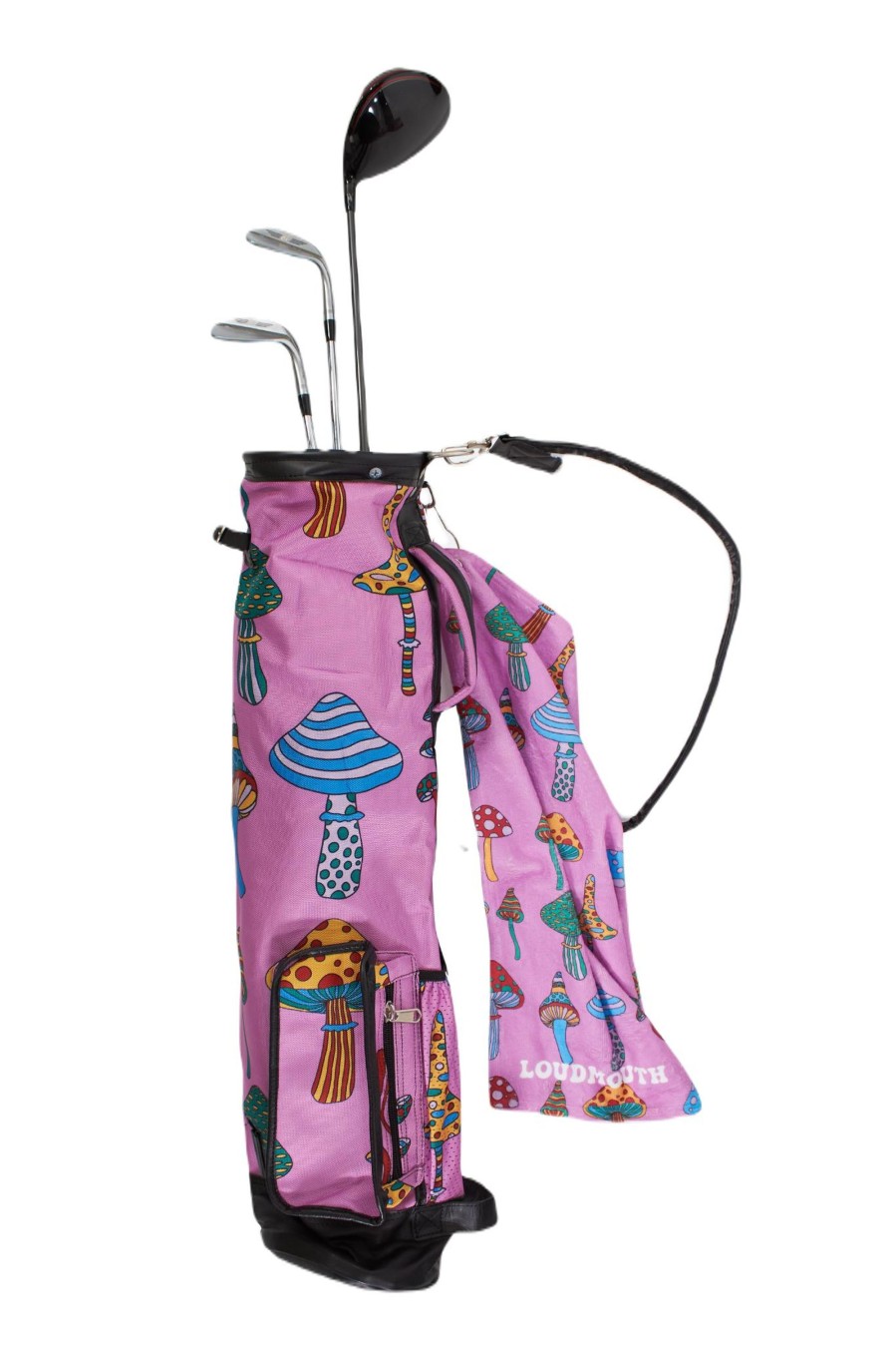 Men Loudmouth | Legacy Golf Bag - Mushroom Bubblegum