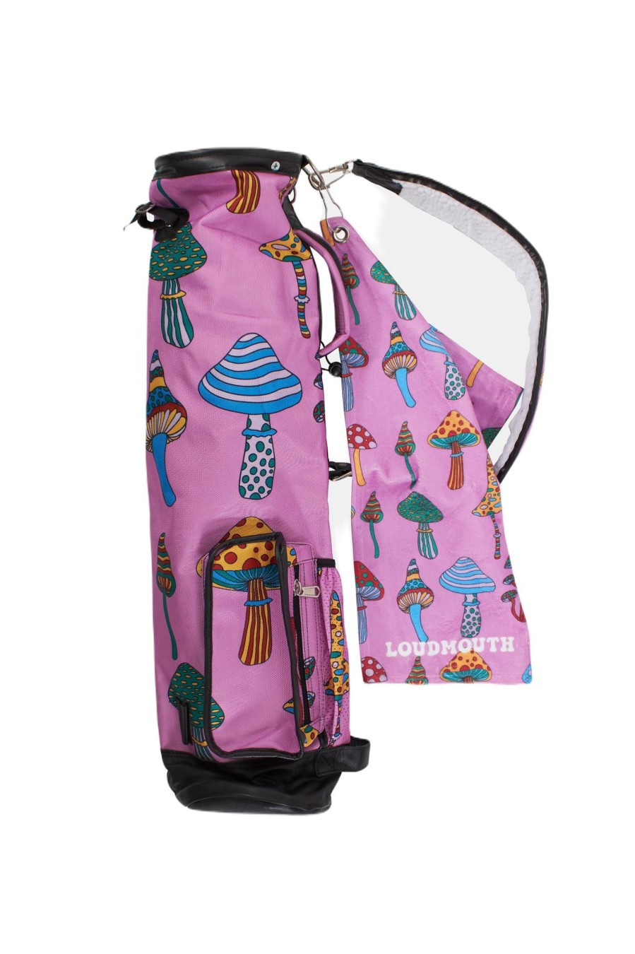 Men Loudmouth | Legacy Golf Bag - Mushroom Bubblegum