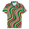 Men Loudmouth | Mens Breezy Polo - Torrey Lines Green