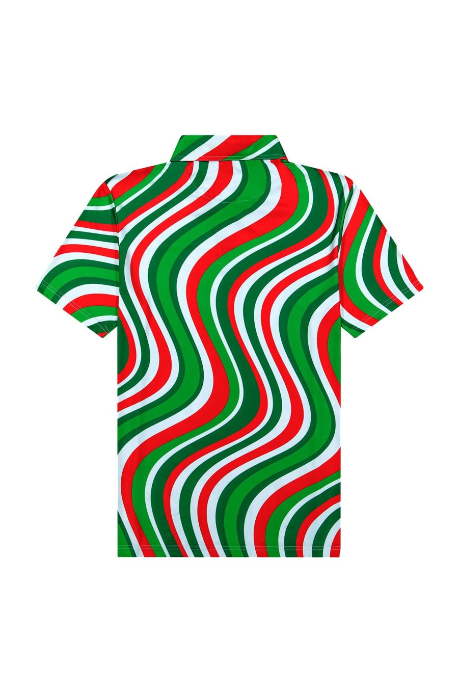 Men Loudmouth | Mens Breezy Polo - Torrey Lines Green