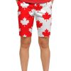 Women Loudmouth | Bermuda Short - Canada Maple Leaf